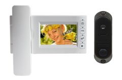 Комплект: видеодомофон + вызывная панель PoliceCam PC-437R0+(DVC-4Q)