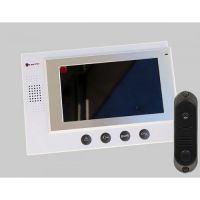 Комплект: видеодомофон + вызывная панель PoliceCam PC-701 (DVC-4Q)