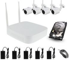 WiFi комплект видеонаблюдения Sparta 4 камеры 720р