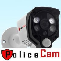Уличная PIR IP видеокамера со стробоскопом IPC-625 L PIR+LED IP 1080P PoliceCam