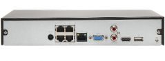 4-канальный Compact 1U 4PoE сетевой видеорегистратор DH-NVR1A04HS-4P
