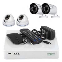 Комплект видеонаблюдения Green Vision GV-K-S17/04 1080P