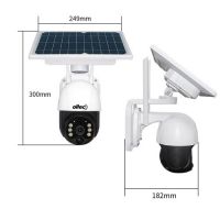 Беспроводная поворотная WiFi IP камера видеонаблюдения c солнечной батареей Oltec IPC-322SW